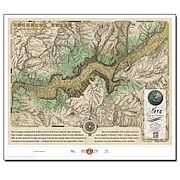 Serenity Valley Map Lithograph